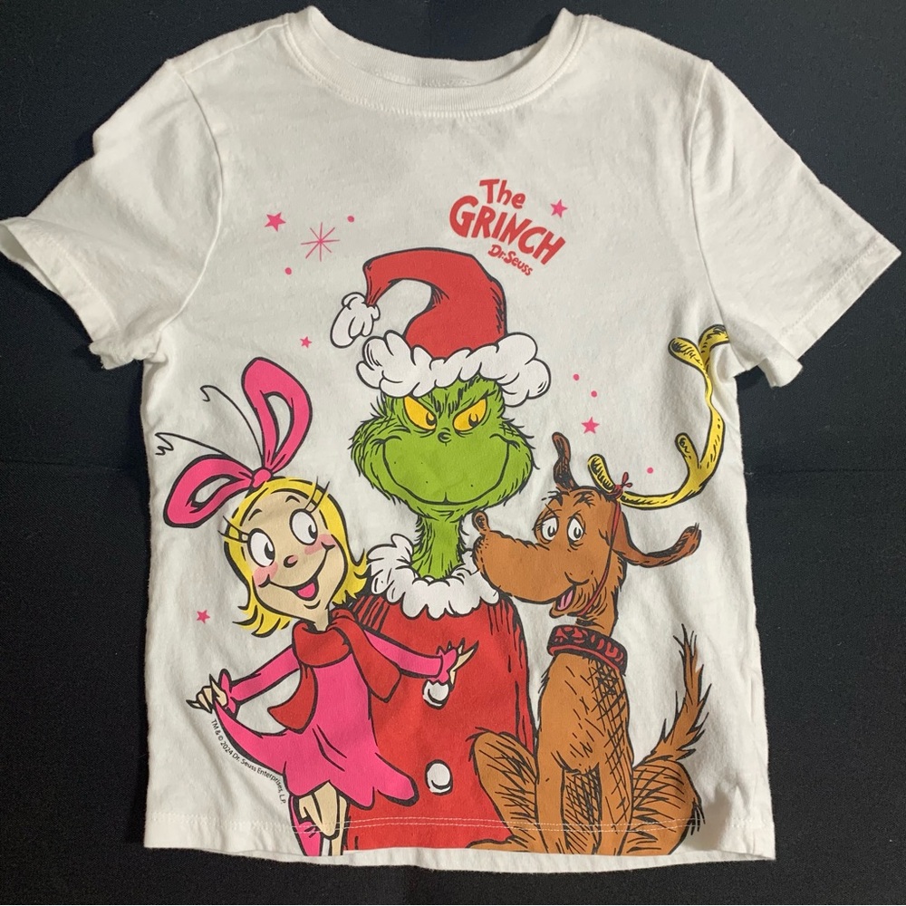 Old Navy 5t Grinch Graphic Tee